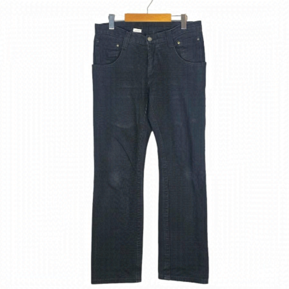 Philippe Dubuc Men's Black Slim Straight Leg Denim Jeans US 32